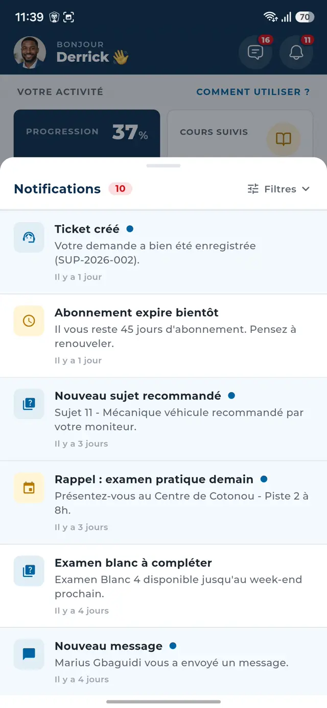 Notifications