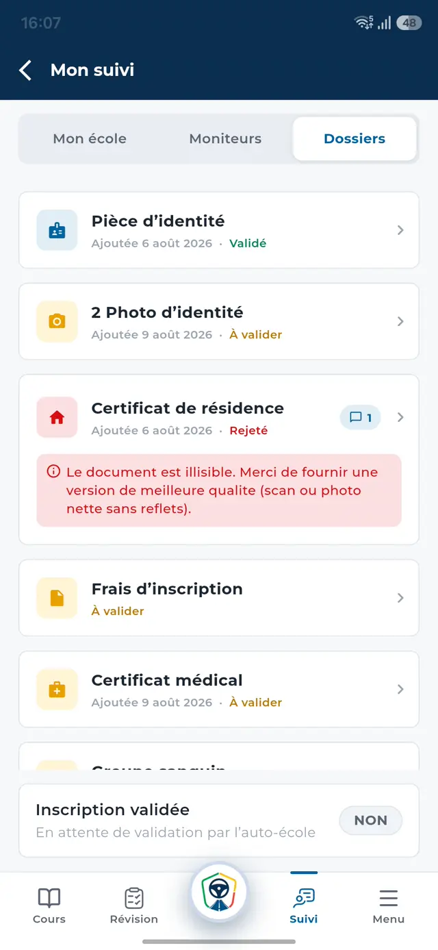 Mes dossiers